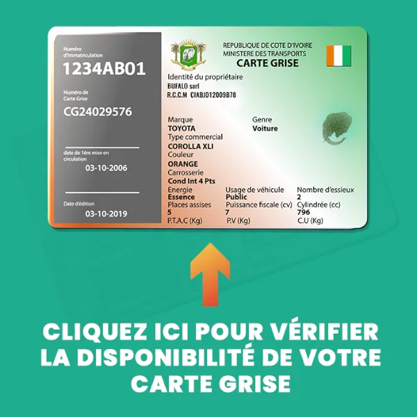 Disponibilité de votre carte grise, Quipux